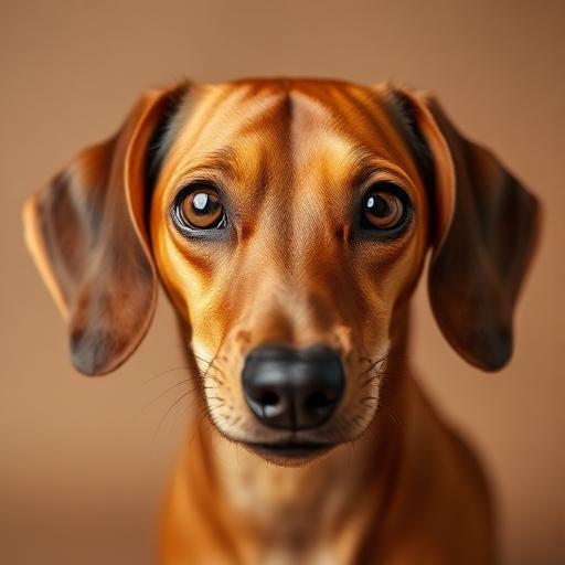 Dachshund em treinamento com o HappyBot